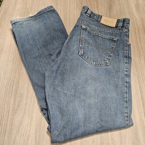 Vintage Ermenegildo Zegna Mens Light Wash Denim Jeans Size 38x32 Made in Italy